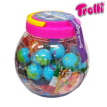 trolli　マルチミックス　地球グミ　宇宙グミ　サッカーボールグミ　トローリゼリー　グミ