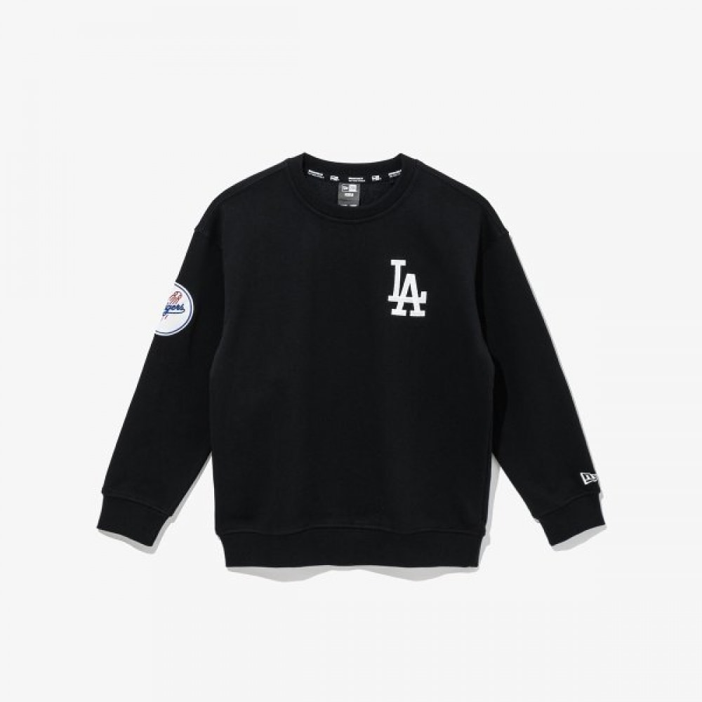 MLB キッズ LAドジャース チームロゴ スウェットシャツ ブラック 14681106