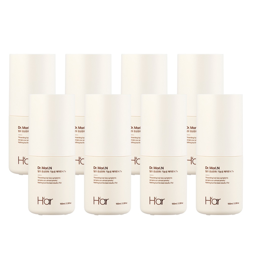 ハアルドクターモリエン 頭皮ヘアトニック セルフケア 残頭アンプル 100ml, 8box