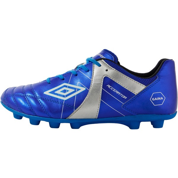 アンブロ UMBRO アクセレイター RB JR WIDE +GAINA HG サッカー スパイクJR固定 UF5FCSB3J-BLSV キッズ ジュニア