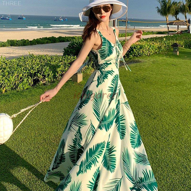リゾートワンピース ロング マキシ丈 背中あき ノースリーブ aライン 肩だし 旅行 リゾート バカンス ハワイ 沖縄 グアム 10代 20代 30代 40代 50代