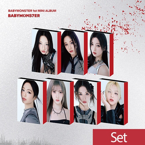 BABYMONSTER 1st MINI ALBUM [BABYMONS7ER]YG TAG ALBUM VER.（7種セット）