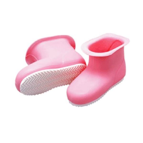 (まとめ) お風呂ブーツ/お風呂掃除用品 (ピンク) 長さ26×高さ14cm 2層構造 バス用品 『カレンナブーツ』 (20個セット)