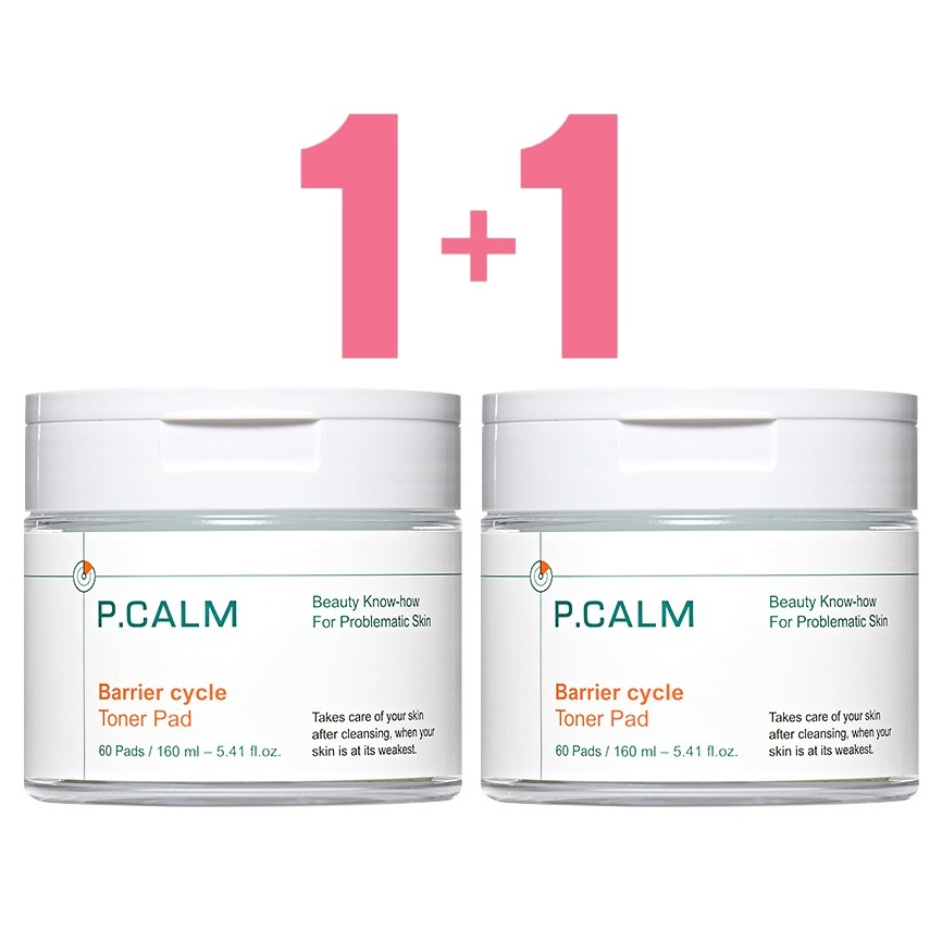 P.CALMピカムバリアサイクルトナーパッド160ml+160ml (60枚+60枚)