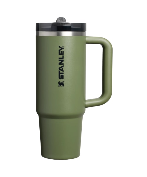 【STANLEY】 QUENCHER PRO TOUR FLIP STRAW TUMBLER 887ml DRIED PINE タンブラー 正規品