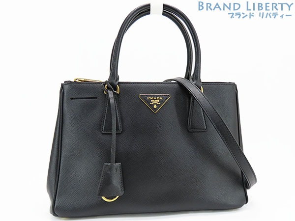 美品プラダサフィアーノラックスガレリアミディアムバッグ2WAYハンドバッグショルダーバッグトートバッグBN28631BA863 166,000円