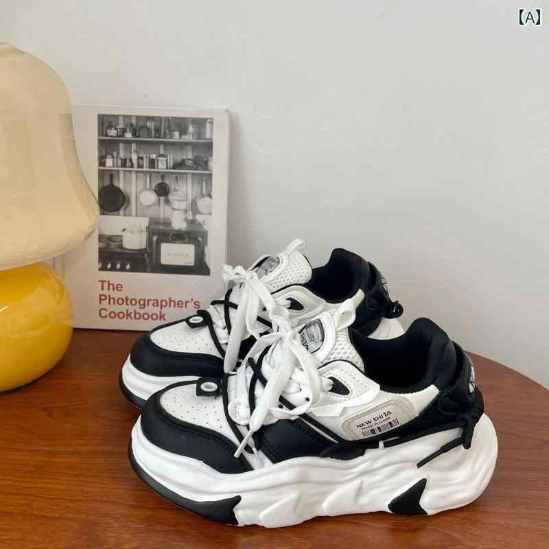 ランニング シューズ 運動靴 スニーカー ローカット レディース 靴 厚底 カップル お父さん 靴 韓国 学生 スポーツ シューズ