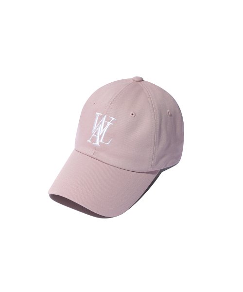 Deep signature logo ball cap - PINK