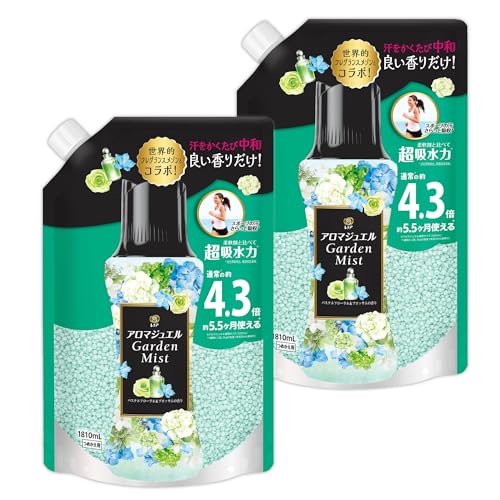 レノア Lenor ハピネス アロマジュエル 香り付け専用ビーズ パステルフローラル&ブロッサム 詰め替え 1810mL×2袋【まとめ買い】 [