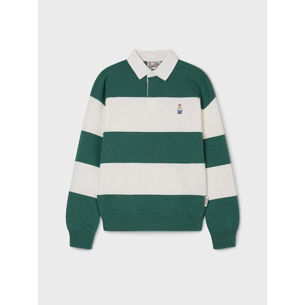 Steve Rugby Stripe Sweatshirt / WHMAG2221U