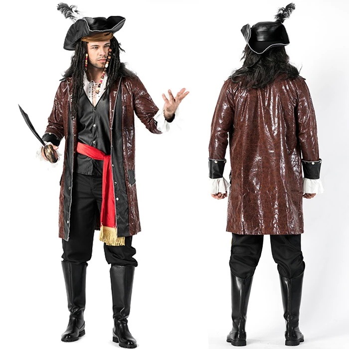 ハロウィン衣装パイレーツ風 パイレーツ オブ カリビアン 海賊 ジャックスパロウ コスプレ コスチュ セパレート