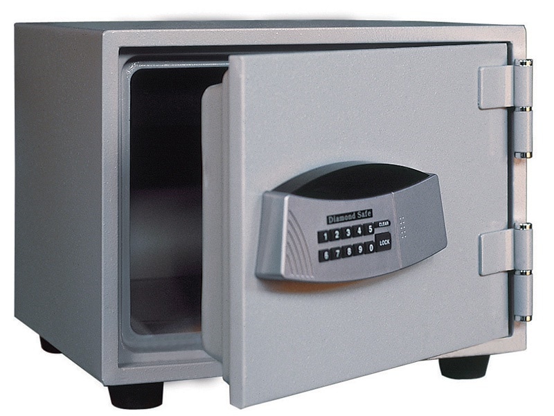 ダイヤセーフ 耐火金庫（ホテルセーフ）テンキー式 HS-101