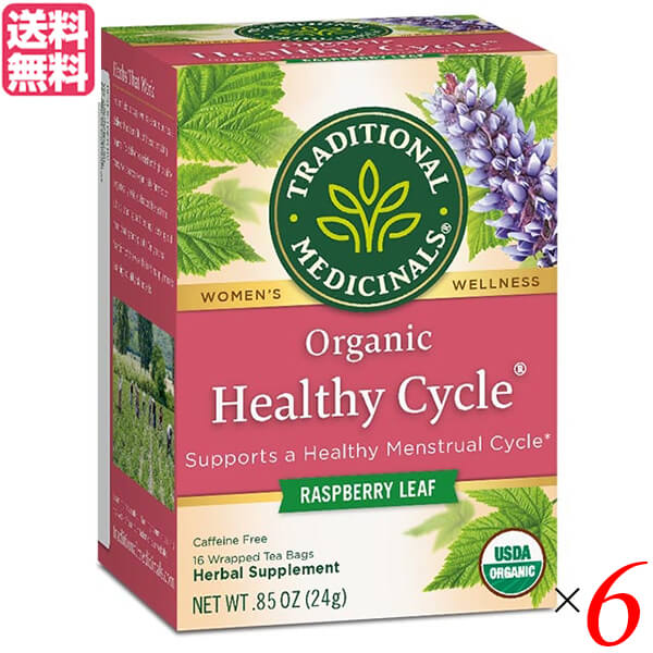ハーブティー 有機 オーガニック トラディショナルメディシナル 有機ヘルシーサイクル 16袋(24g