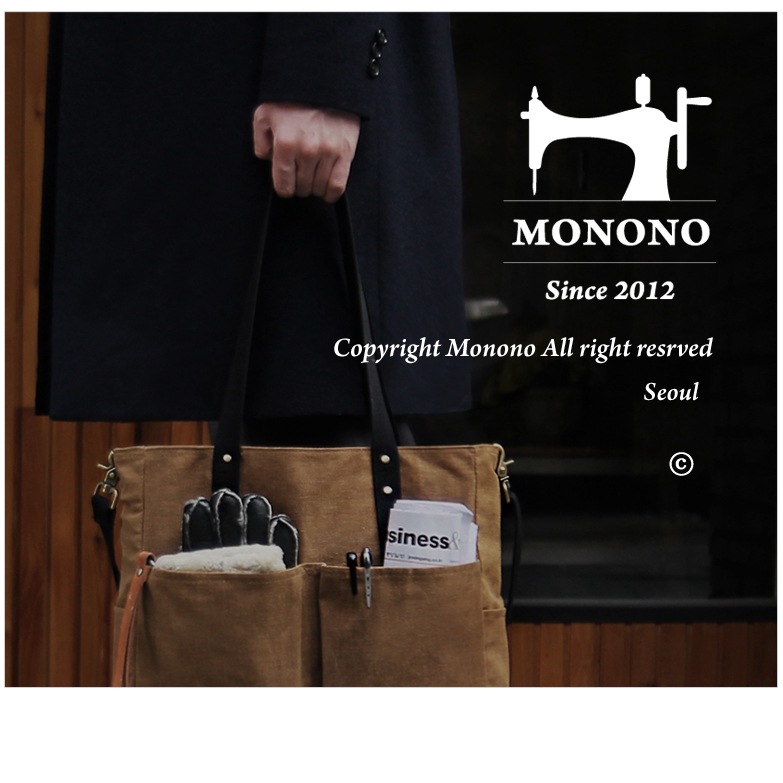 6 Pocket 3 Way Bag_Coated Canvas ブラック メンズ カバン バック
