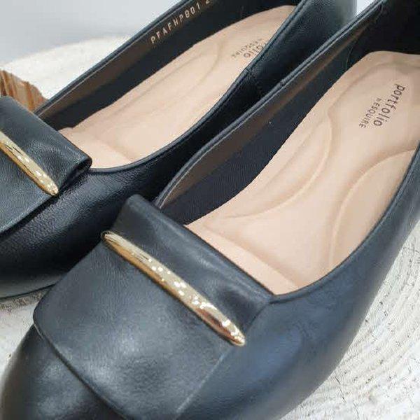 女性スクエア装飾パンプス PFEFHP8O1BK HDZH5A GN_GN