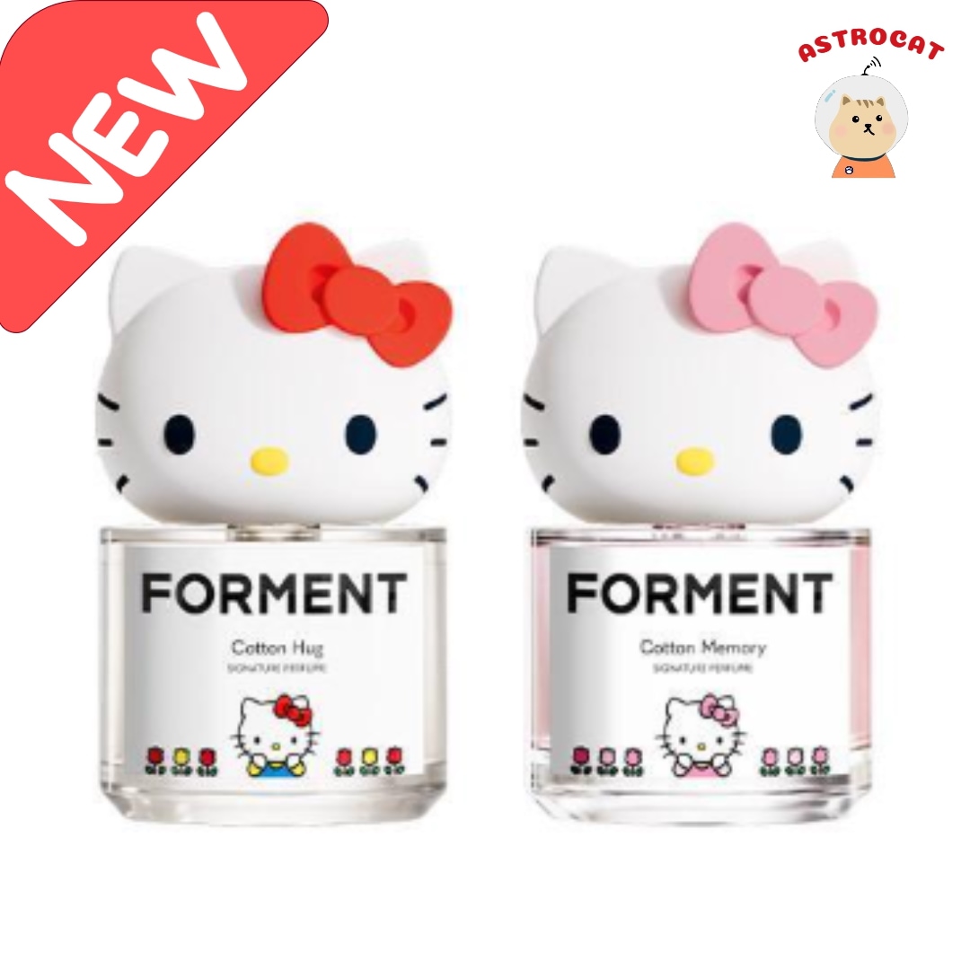 ハローキティコラボ企画商品 コットンメモリー50ml コットンハーグ_50ml ハローキティ顔ふた ハローキティ空容器10ml BTSジョングク香水