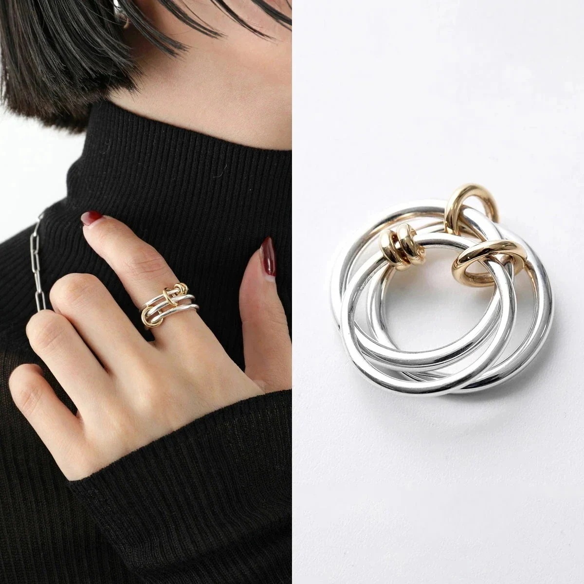 Spinelli Kilcollin スピネリキルコリン リング RANETH SG レディース 3連 シルバー925 silver925 指輪 アクセサリー