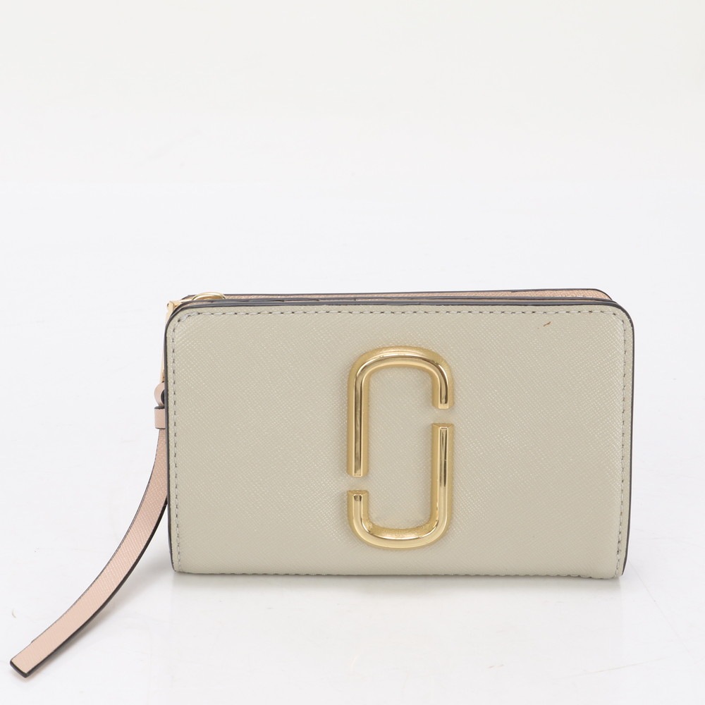 美品 スナップショット レザー 二つ折り 財布 長財布 二つ折り 三つ折り コンパクト ウォレット ラウンドファスナー レディース MMM BH9-10 中古