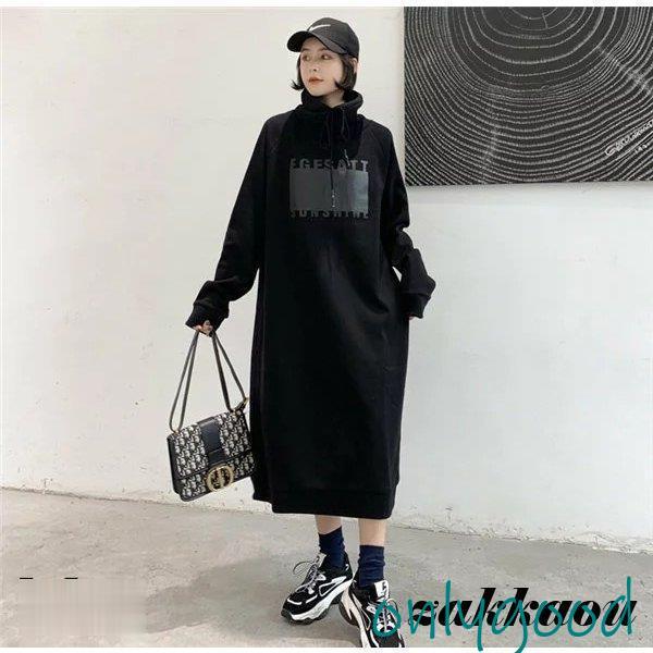 パーカーワンピース ロング マキシ丈 大きいサイズ ゆったり 無地 薄手 秋 春 冬 レディース ワンピース 長袖 スウェット カジュアル ロングパーカー