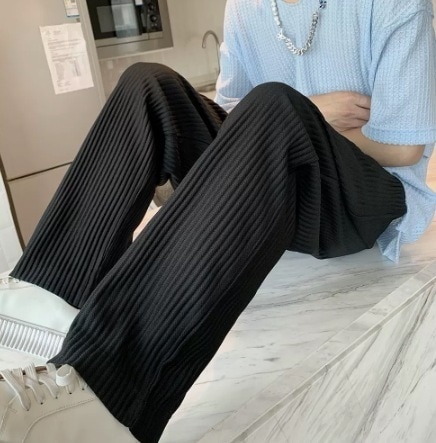 ワイドレッグ ストレートパンツ ジッパーデザイン クール 大きいサイズ ボトムス ストレートパンツ ズボン ワイドレッグ