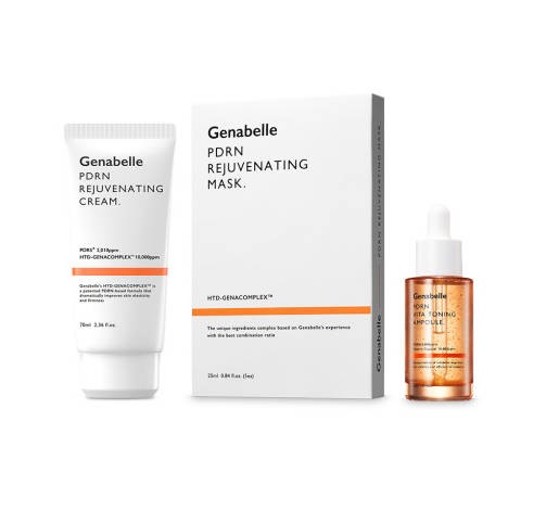 PDRN 3点セット（自生クリーム70ml+ビタアンプル30ml+マスクパック5枚）