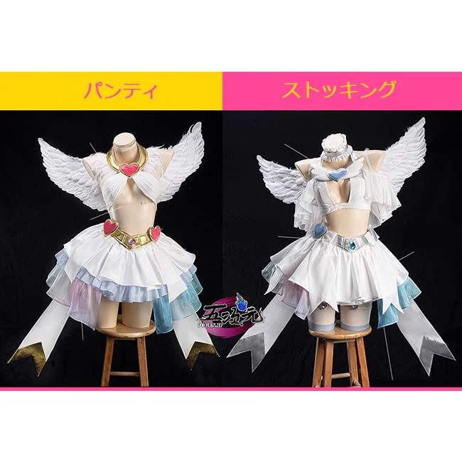 【品質良い 大好評中】UWOWO　NEWパンティ&ストッキング 　コスプレ　変身　新衣装　ウィッグ　追加可
