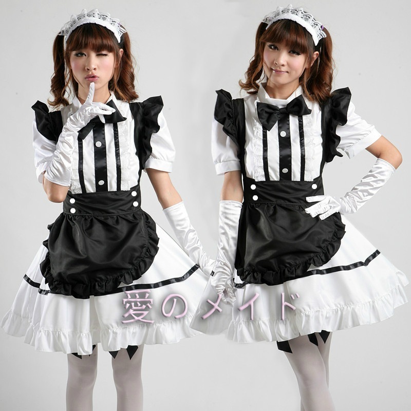 在庫一掃かわいいバービー人形萌えメイド服制服メイド服コスプレ女装衣装