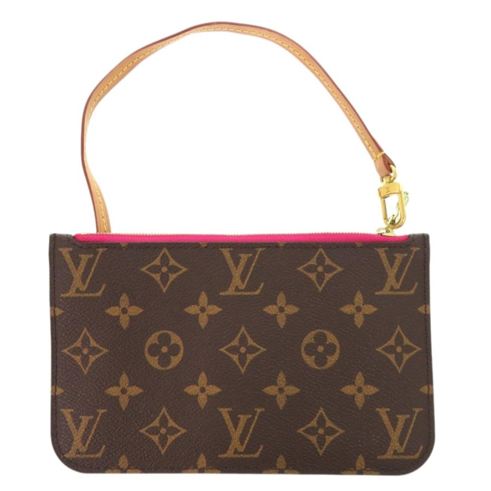 美品 ネヴァーフルポーチ PM用 モノグラム ポーチ モノグラムキャンバス ピヴォワンヌ LV 1626【中古】 レディース