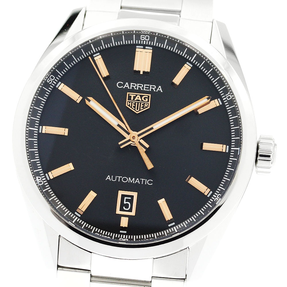 タグホイヤー TAG HEUER WBN2113.BA0639 カレラ キャリバー5 デイト 自動巻き メンズ 内箱付き_896053【中古】 129,150円