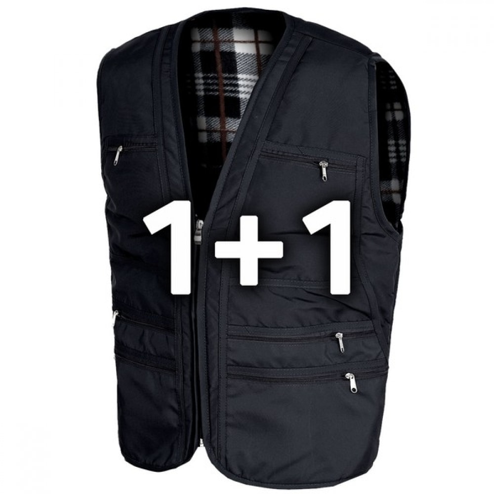 (ノーブルジーンズ) ノーブルジャン K ラダー起毛ベスト1+1