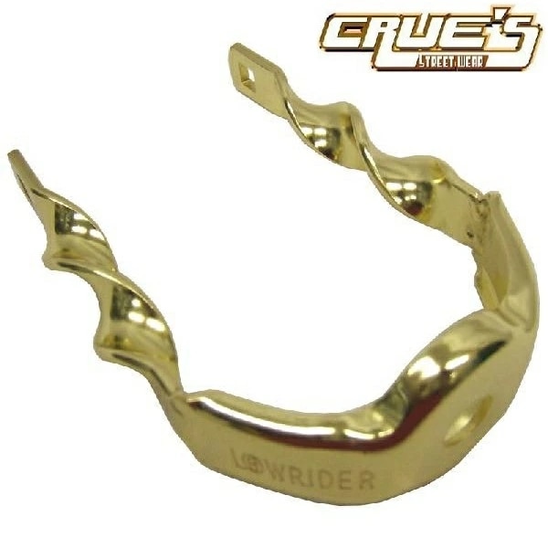 ツイストローダウンクラウン ゴールド メッキ フォーク ローライダー 自転車 パーツ ローチャリ スプリンガーフォーク 自転車部品 ビーチクルーザー カスタム 改造 部品 BMX MTB GRQ Sc