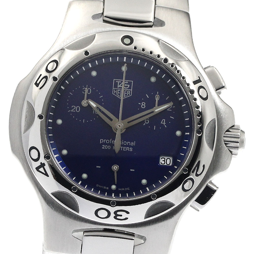 タグホイヤー TAG HEUER CL1211 キリウム クロノグラフ クォーツ ボーイズ _888305【中古】