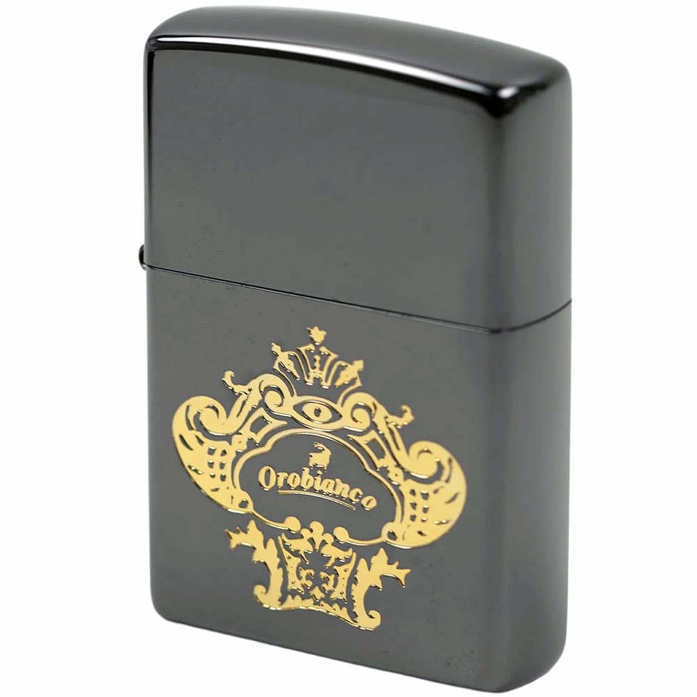 オロビアンコ ジッポー ジッポライター ブラックニッケル ゴールド ZIPPO Orobianco ORZ-003-BK