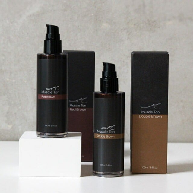 新登場!!タンニング!!マッスルタン ボディメイクアップ　小麦肌　ボディビルディング　日焼け色