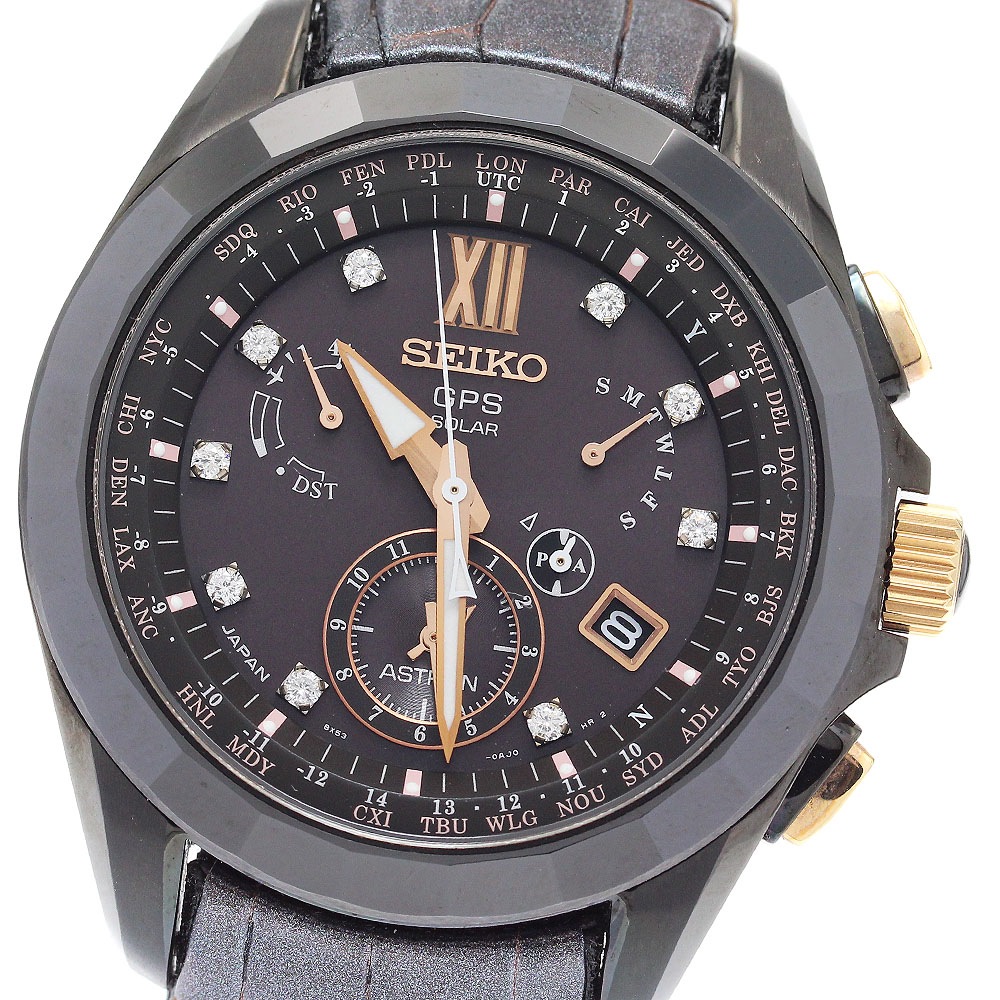 セイコー SEIKO SBXB083/8X53-0AP0-2 アストロン 1500本限定 ソーラー電波 メンズ 美品 _882078【中古】