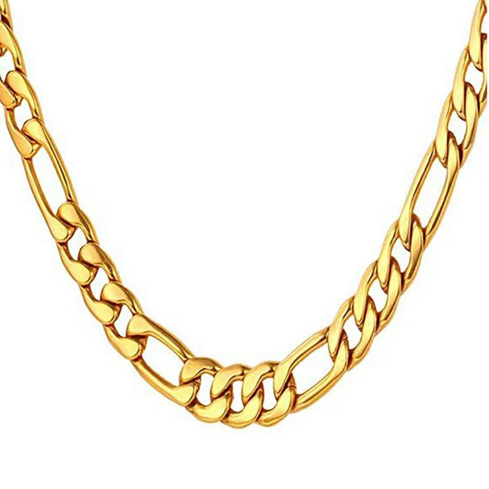 11.5mm ゴールドフィガロチェーン ステンレス 鎖 クサリ 単品 ネックレス 金色 アクセサリー 部品 金具 シンプル 定番 喜平 プレゼント 男性 女性 長い 短い stc00-00113xx