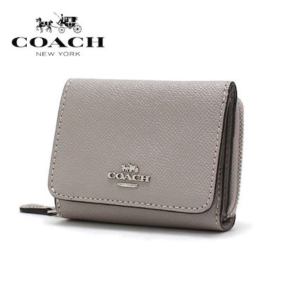 [Qoo10] Coach コーチ 三つ折り財布 レディース COA