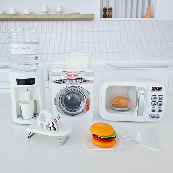 作動する キッチン遊び 3種選択 電子レンジ トースター ミキサー 浄水器 洗濯機 オーブン おもちゃ ロールプレイ