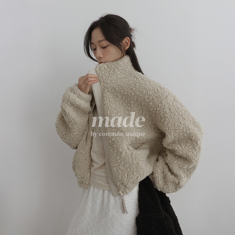 [MADE] ヌボラ・ブックル ヌービム ハイネック集業ジャンパー