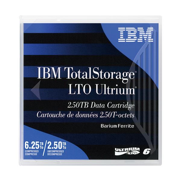 IBM LTO Ultrium6データカートリッジ 2.5TB/6.25TB 00V7590 1セット(5巻)