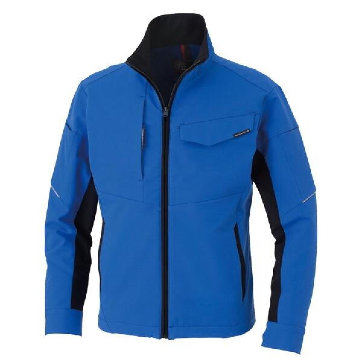 コーコス信岡 CO-COS ストレッチ 長袖ブルゾン A-7061 ブルー 6Lサイズ 長袖 軽量 高機能 制服 ワークウェア 作業服 帯電防止素材