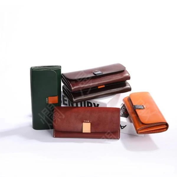 長財布 レディース 薄い 本革 かぶせ 長財布 二つ折り イタリアンレザー 大容量 財布 フラップボタン 小銭入れ カードケース 無地 ロング ウォレット 全5色