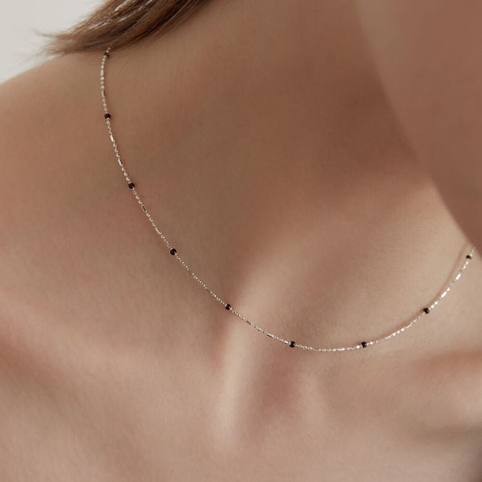 Mono Ball Chain Necklace おしゃれ アイドル愛用ブランド 韓国人気 韓国ファッション