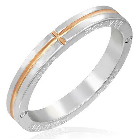 ロワイヤルリング（SRV180）指輪 17号 スリム 細身 英語 FOREVER LOVE サージカルステンレス316L r0951xxxxxxxx 女性 彼女 プレゼントr0951xxxxxxxx