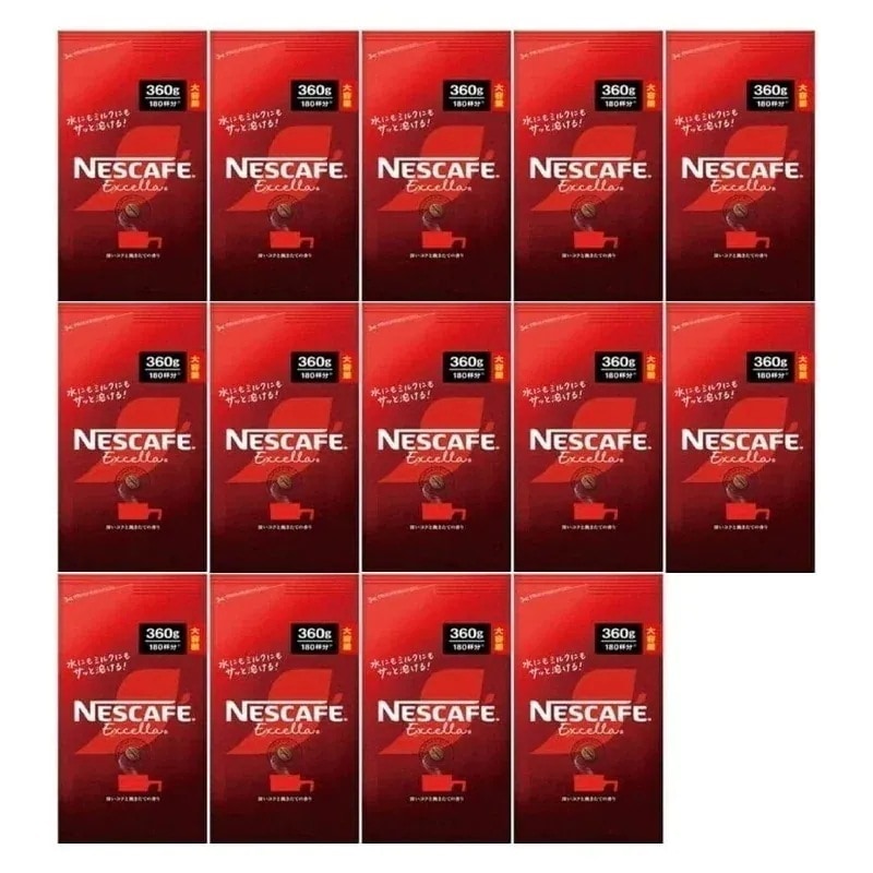 エクセラ 詰め替え 360g インスタントコーヒー 14個セット 賞味期限2027年4月