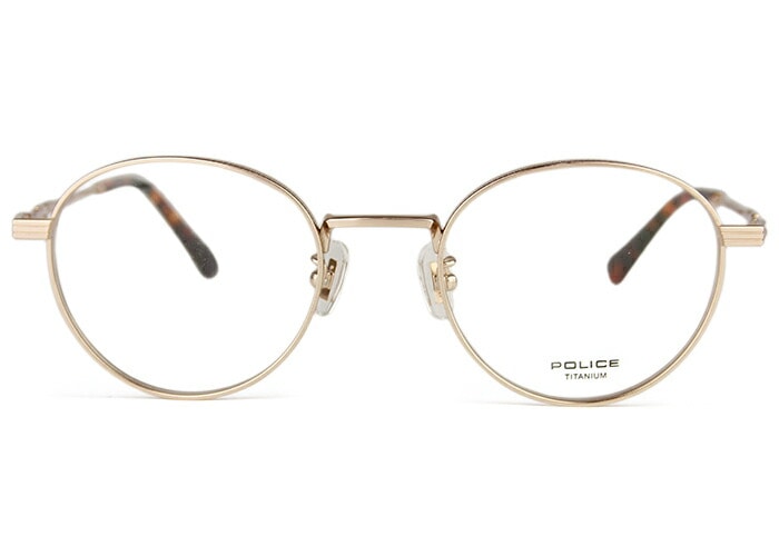 ポリス POLICE EXIT コラボ 商品 兼近大樹さん着用モデル vplc98j c.0383 ゴールド メガネ めがね 眼鏡