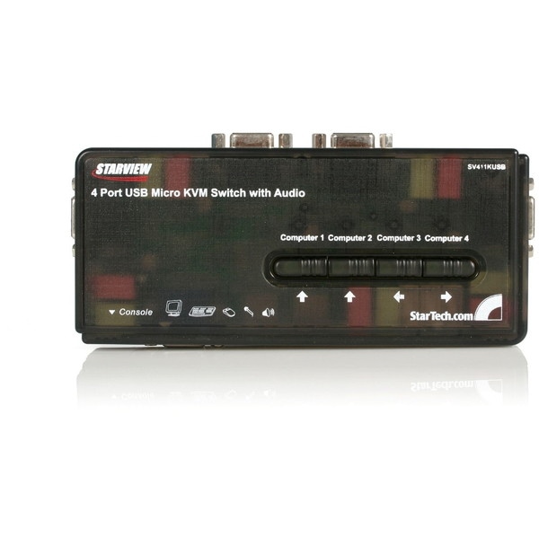 SV411KUSB [4ポートUSB接続KVMスイッチ オーディオ対応 ケーブル同梱] メーカー直送