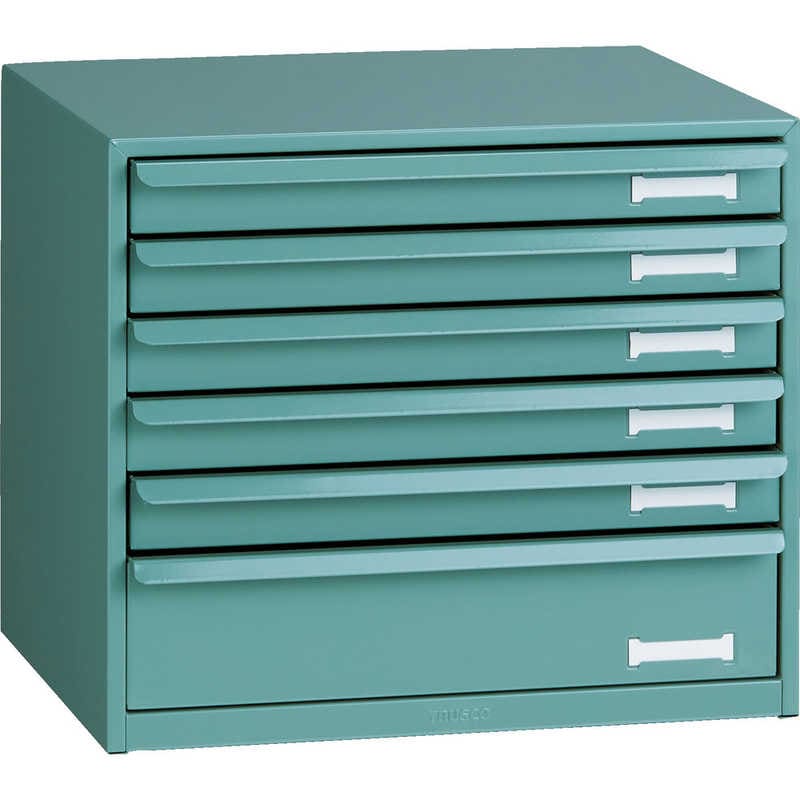 トラスコ中山　卓上ツールケース ワイド 6段 384×327×H327　DTL1S5