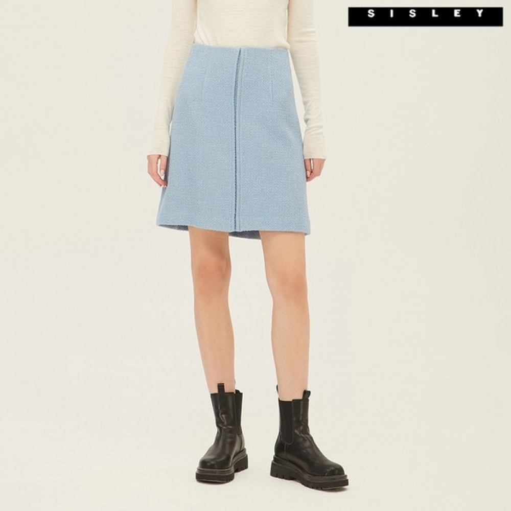 (シスレー) シスレーボビーツイードミニスカート SASK09241_BL