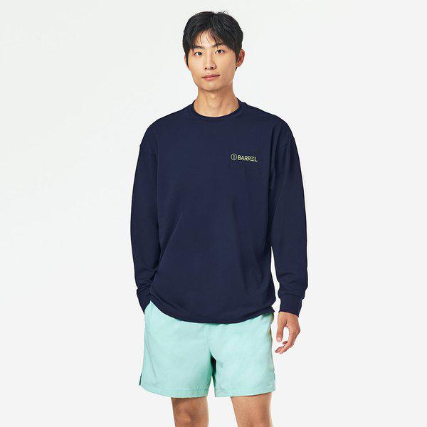 [] ユニ サンセット ルーズフィット ラッシュガード ネイビー (B4SUWRG201NAV)